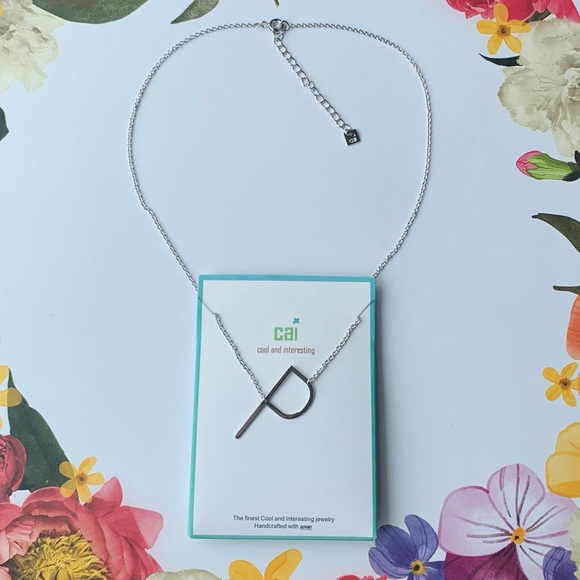 “P” Initial Necklace by Cool and Interesting (CAI) - Picture 2 of 2